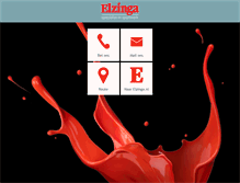 Tablet Screenshot of elzinga.nl